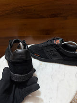 Balmain B-Court Suede & Leather Low-Top Sneakers