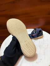 Prada Linea Rossa Ankle Strap Canvas Sandals
