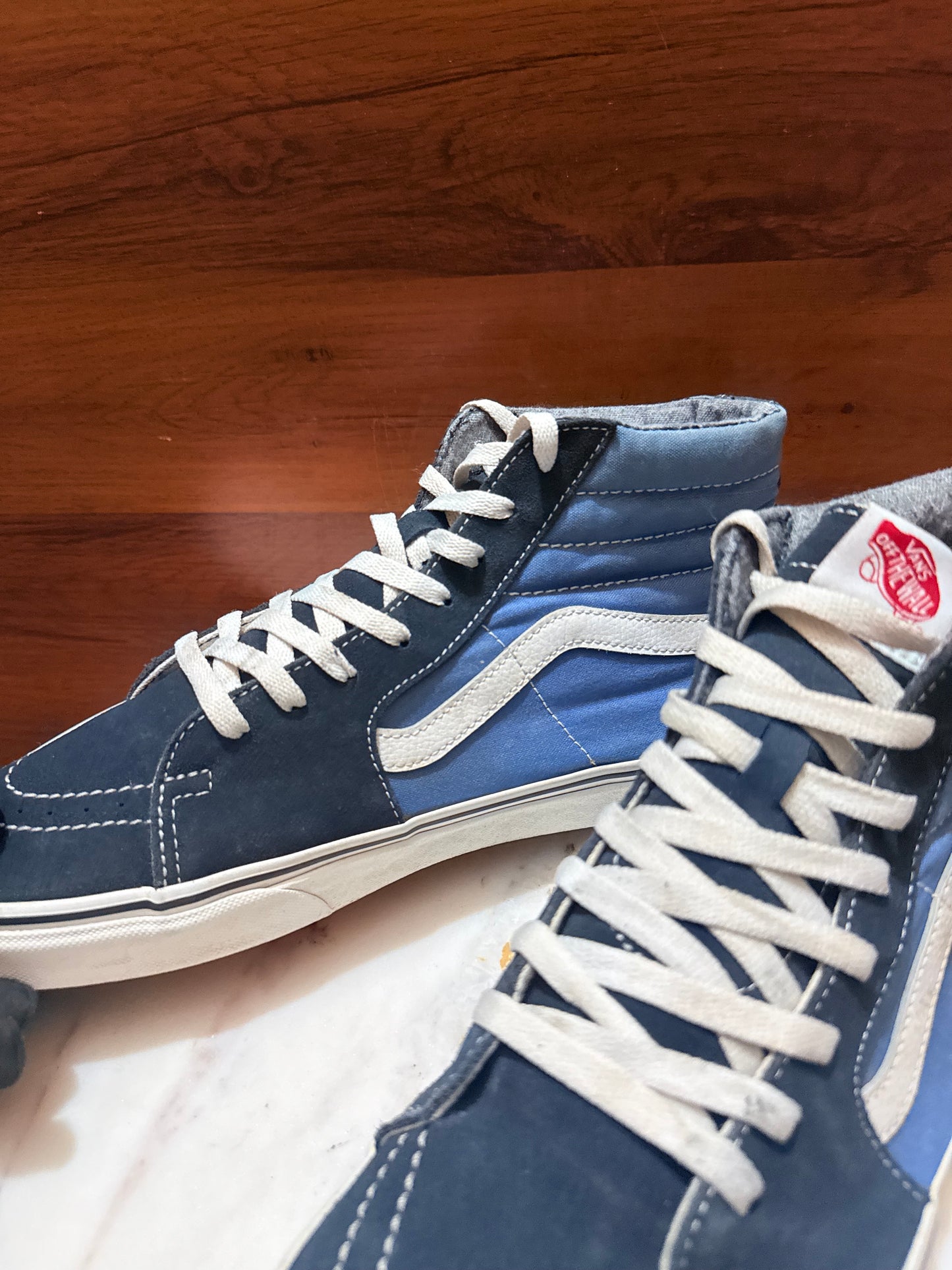 Vans Sk8-Hi Suede & Canvas High-Top Sneakers