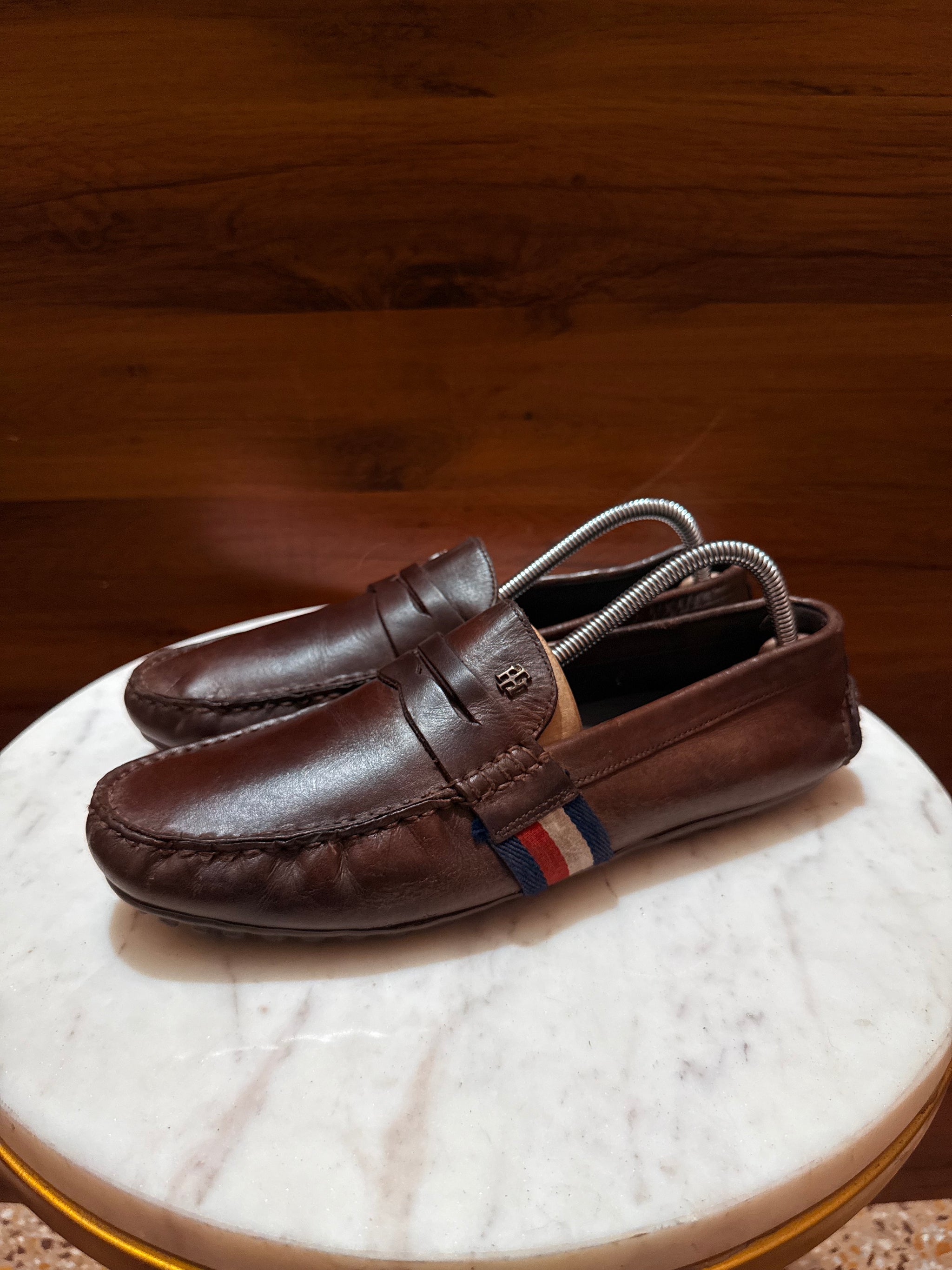Tommy Hilfiger Web Stripe Penny Driver Loafers