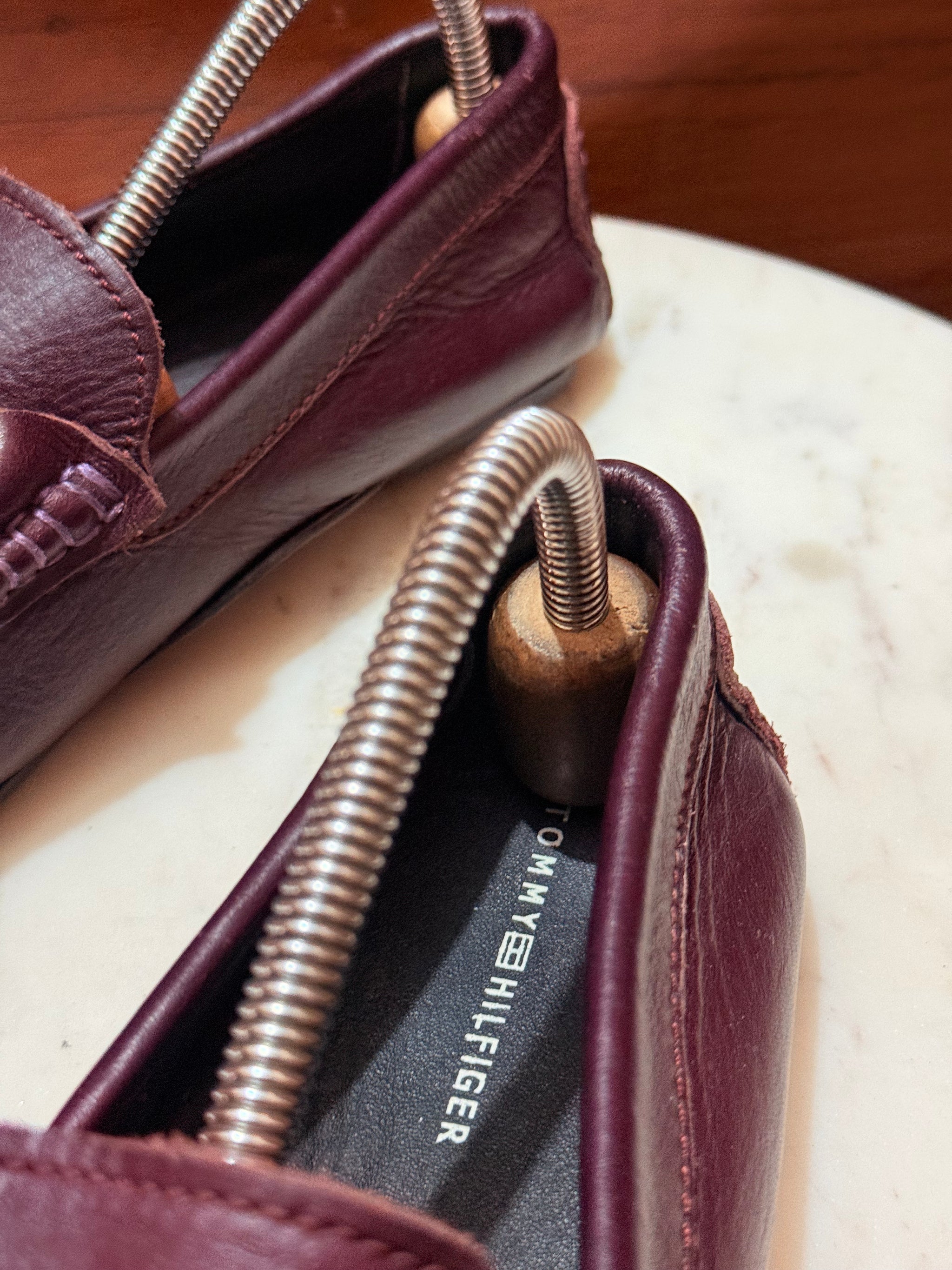 Tommy Hilfiger Gancini Bit Leather Driver Loafers
