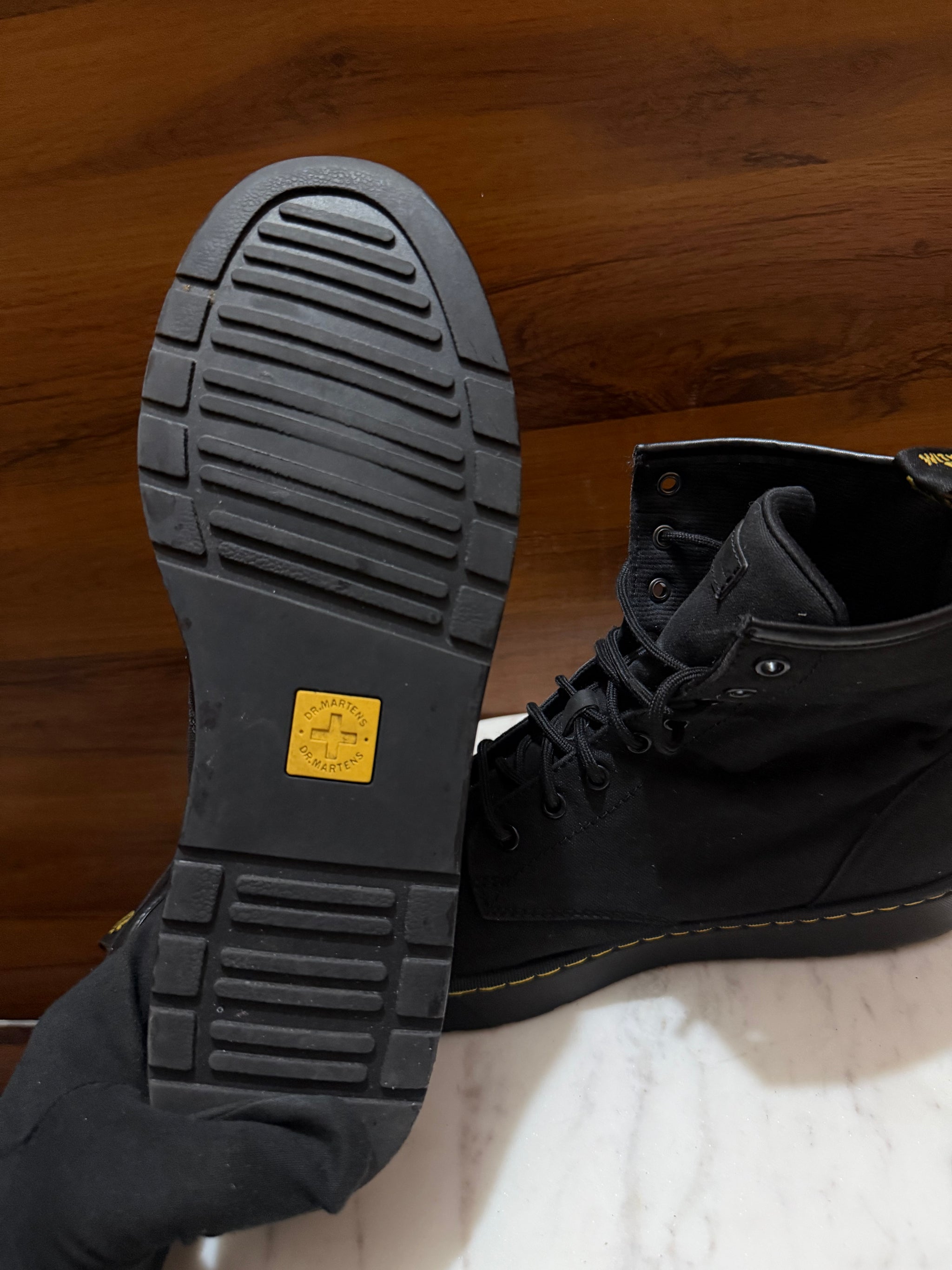 Dr. Martens Combs Canvas Lace-Up Casual Boots