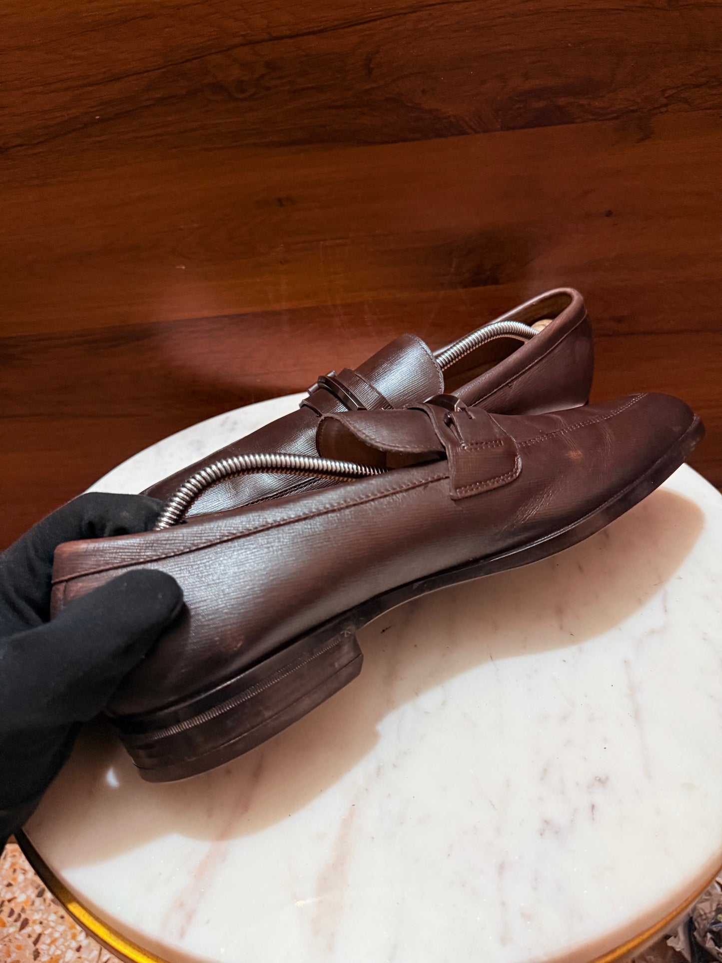 BOSS Hugo Boss Grain Leather Loafers