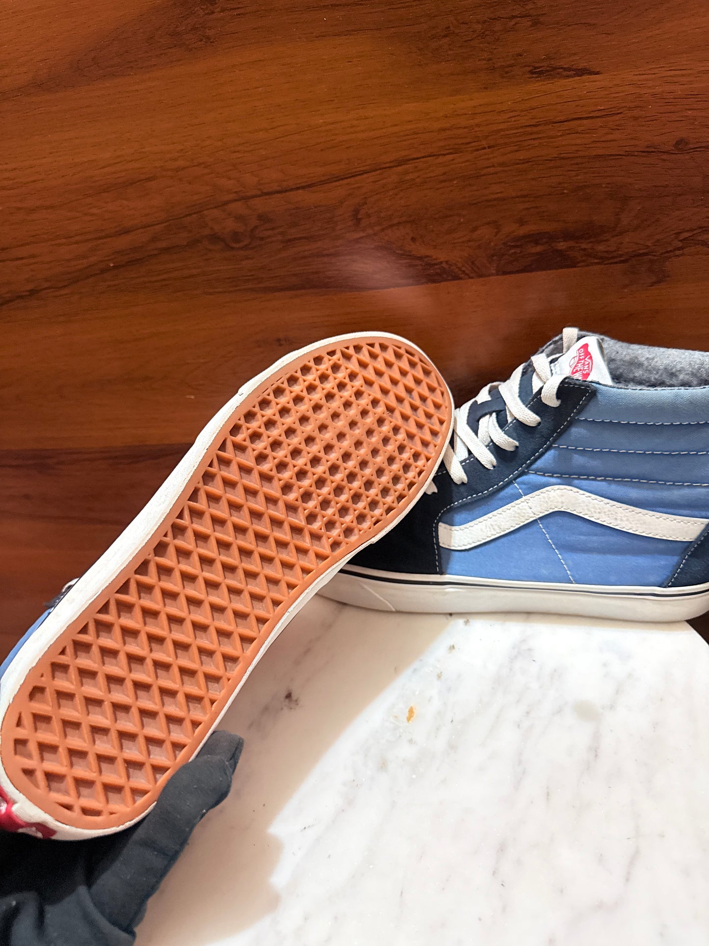 Vans Sk8-Hi Suede & Canvas High-Top Sneakers