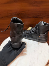 Versace Medusa Head High-Top Leather Sneakers