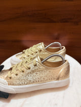 Guess Script Logo Metallic Canvas Sneakers