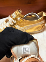 Onitsuka Tiger Mexico 66 Metallic Gold Leather Sneakers