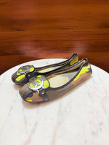 Michael Kors Fulton Camouflage Logo Medallion Ballet Flats