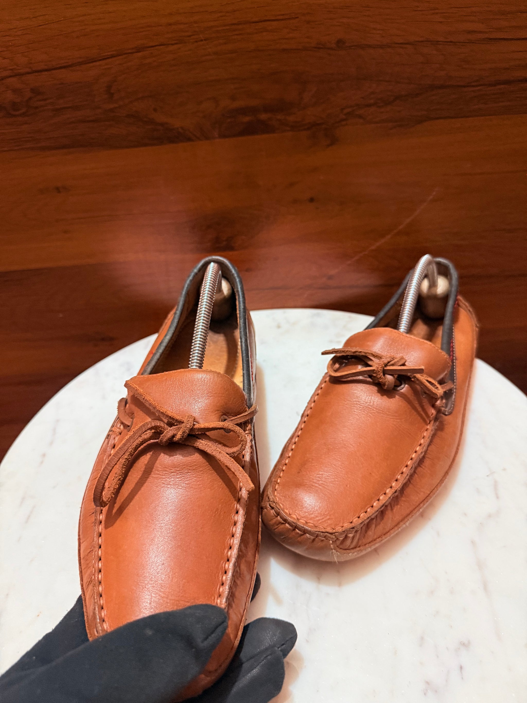 G.H. Bass & Co. Leather Camp Moc Boat Shoes