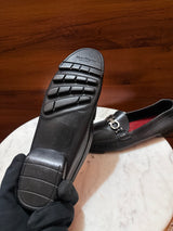 Salvatore Ferragamo Gancini Leather Loafers