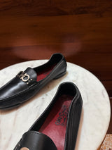 Salvatore Ferragamo Gancini Leather Loafers