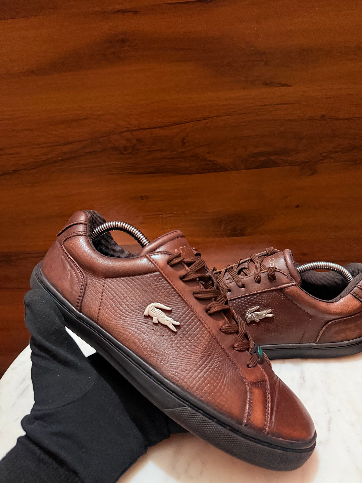 Lacoste Carnaby Evo Textured Leather