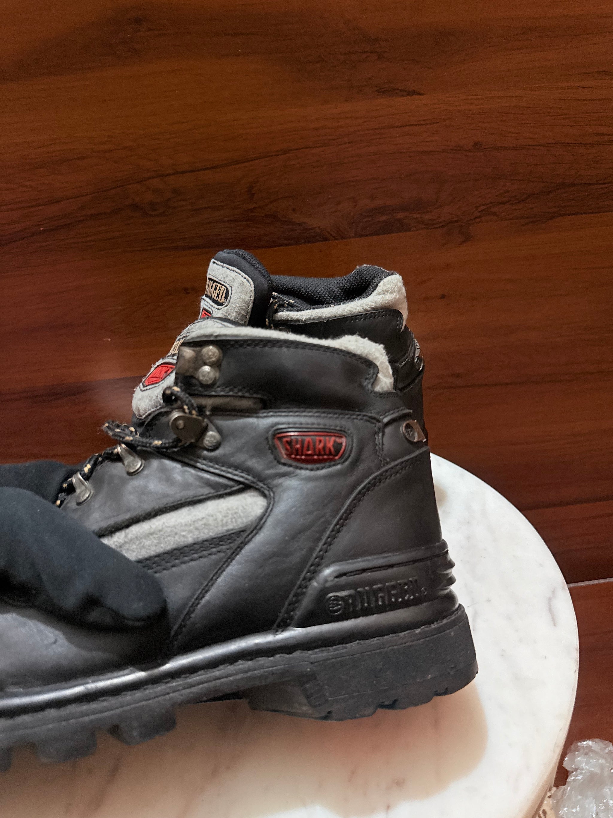 Rugged Shark Outdoor Leather Boots