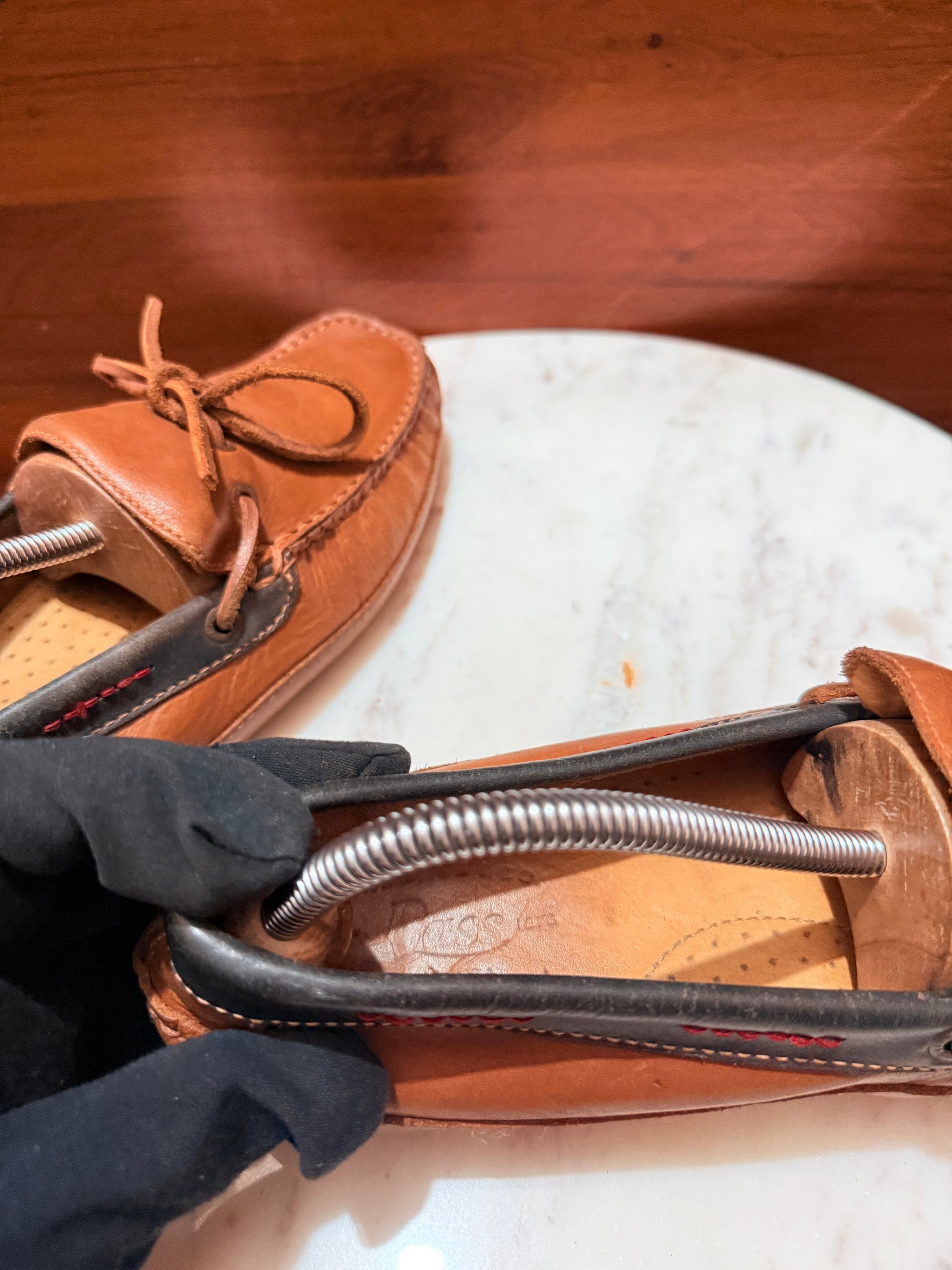 G.H. Bass & Co. Leather Camp Moc Boat Shoes
