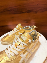 Onitsuka Tiger Mexico 66 Metallic Gold Leather Sneakers