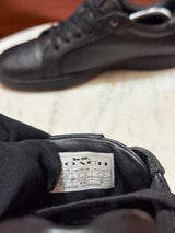 Coach Signature Monogram Embossed Leather Low-Top Sneakers