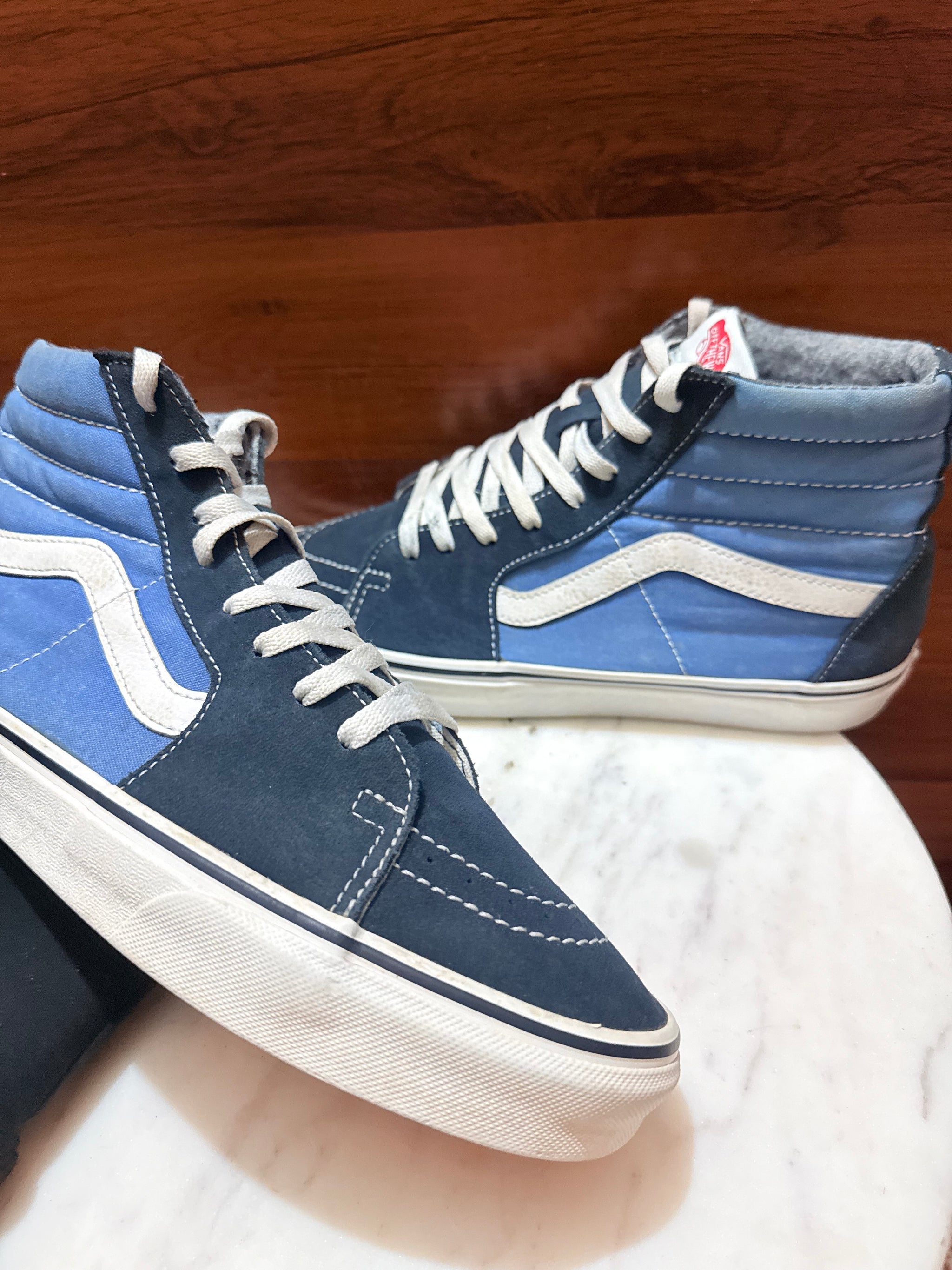 Vans Sk8-Hi Suede & Canvas High-Top Sneakers