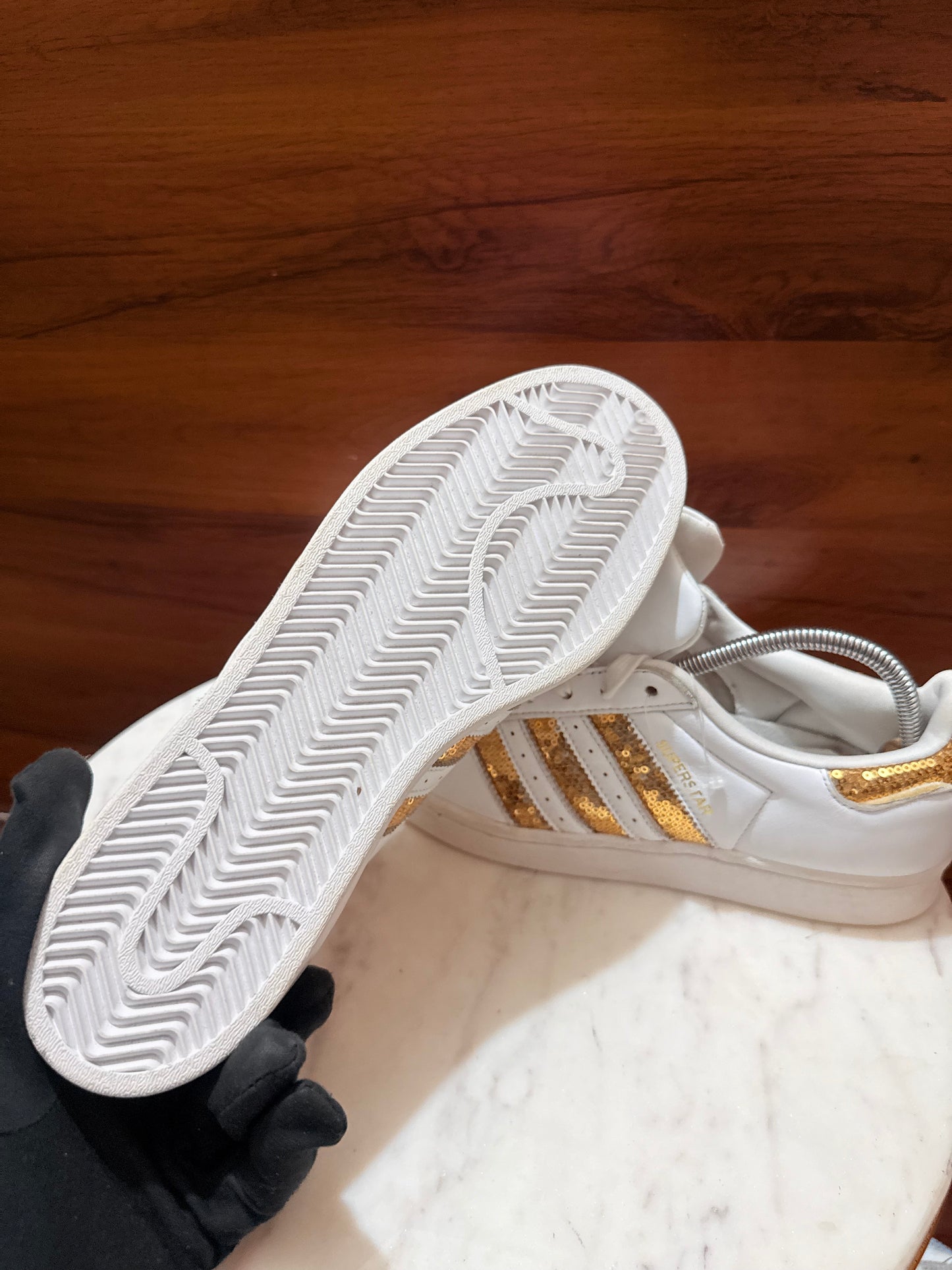 adidas Superstar Gold Sequin