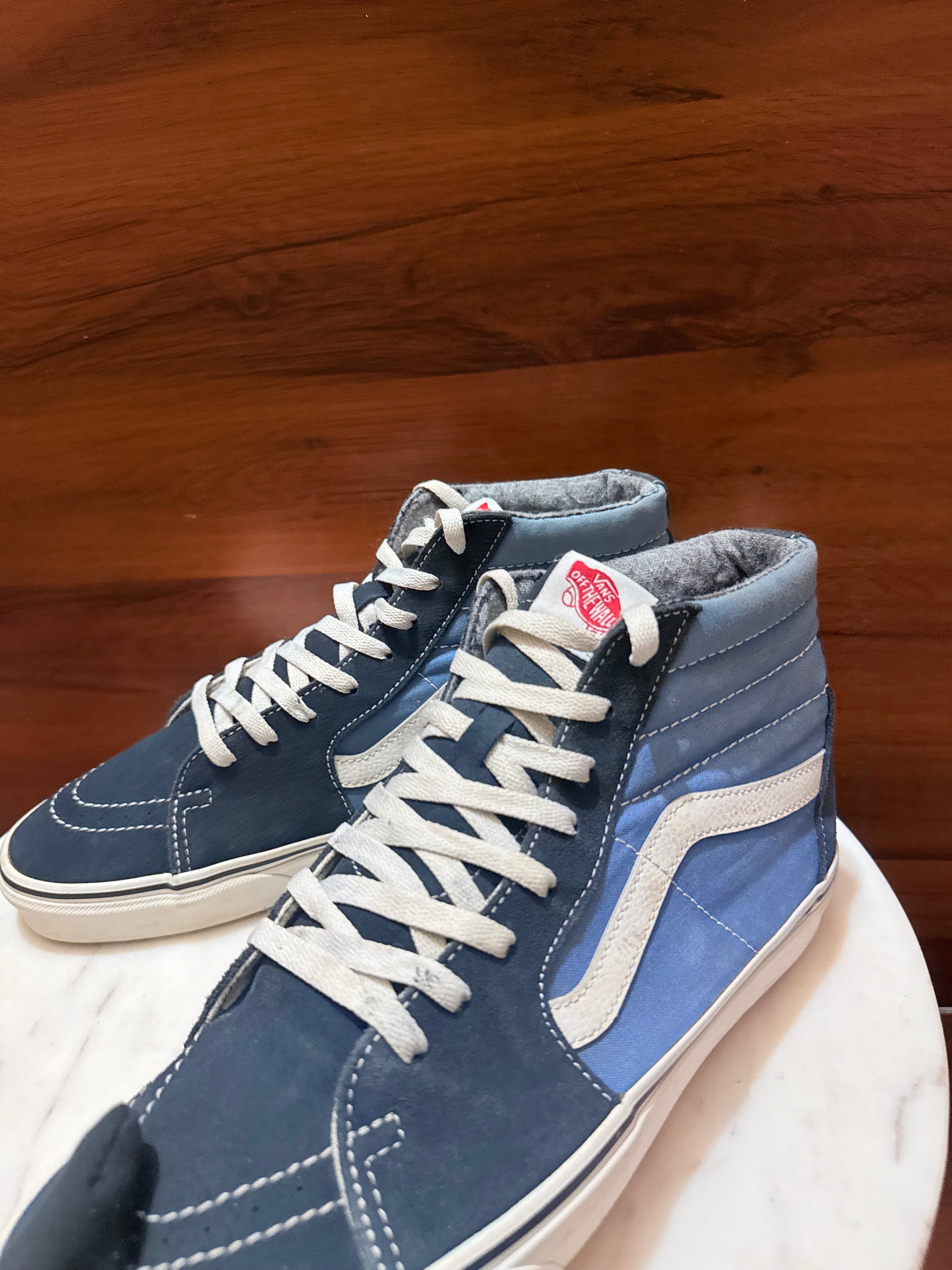 Vans Sk8-Hi Suede & Canvas High-Top Sneakers