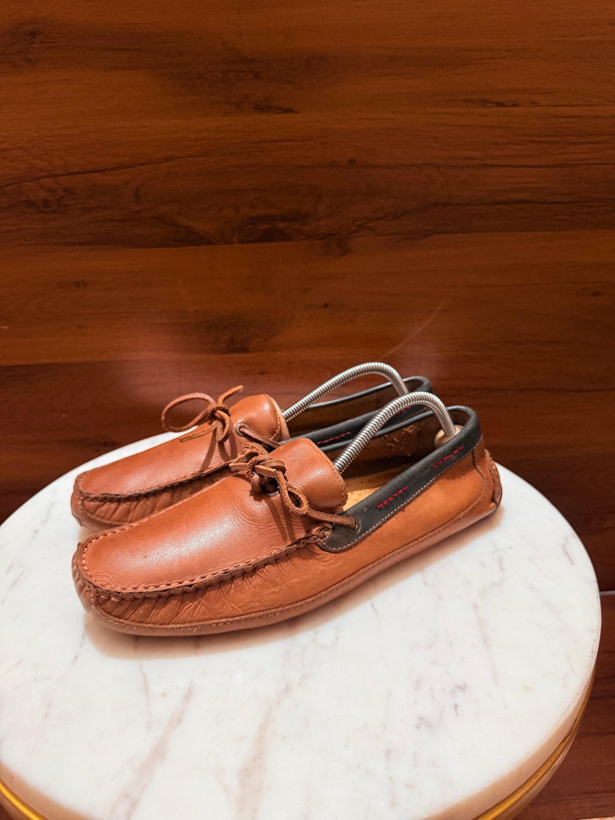 G.H. Bass & Co. Leather Camp Moc Boat Shoes
