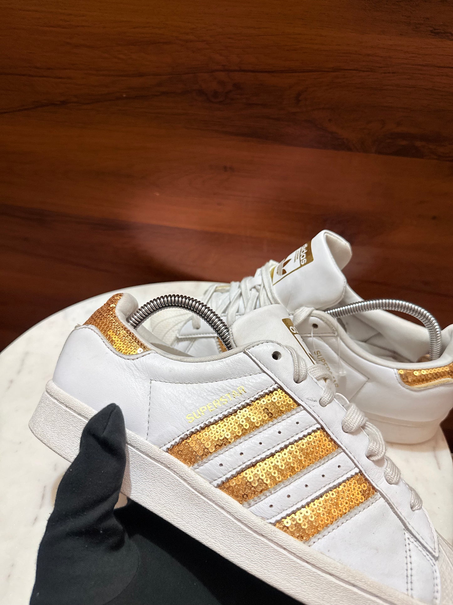 adidas Superstar Gold Sequin