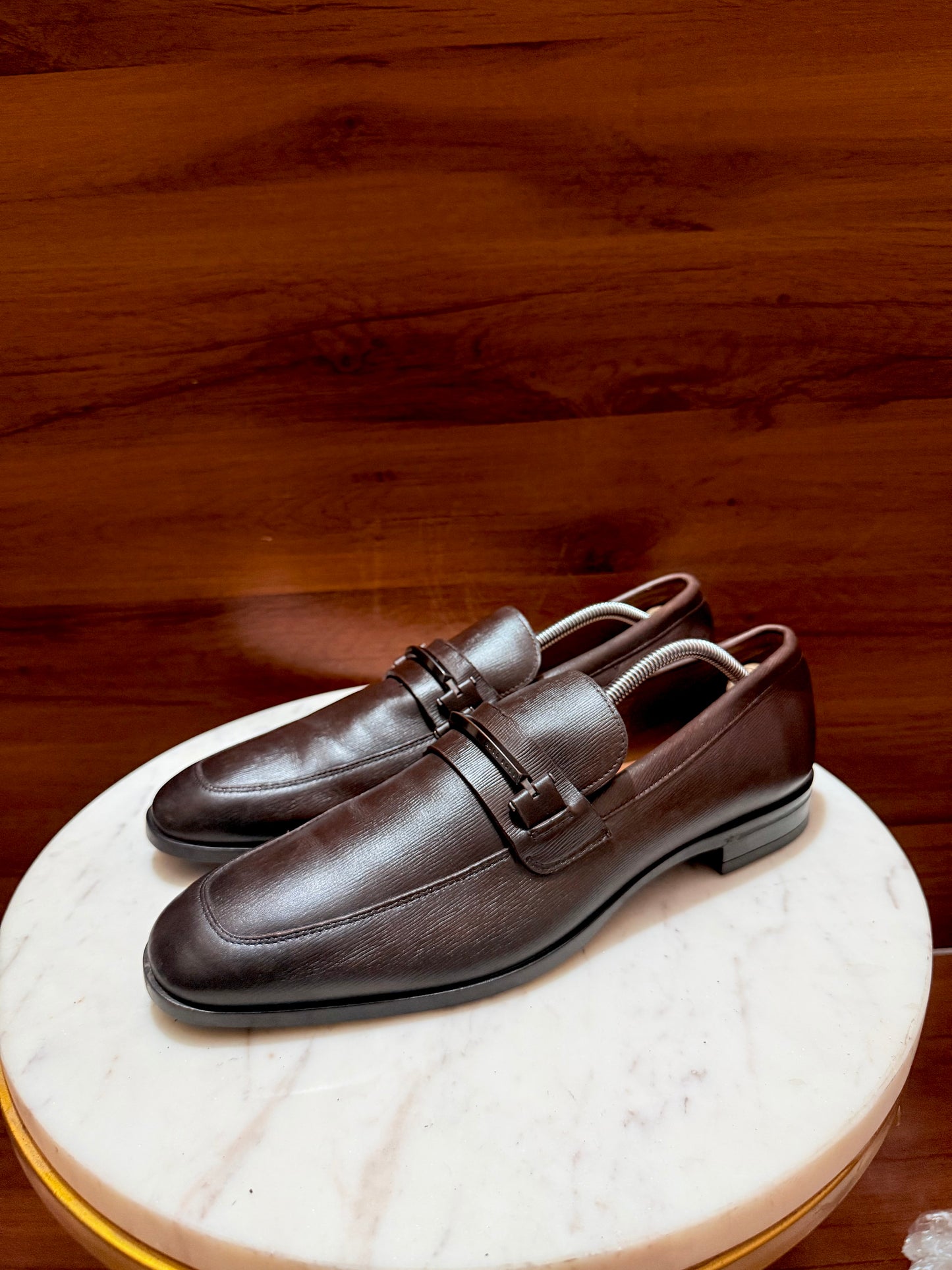 BOSS Hugo Boss Grain Leather Loafers