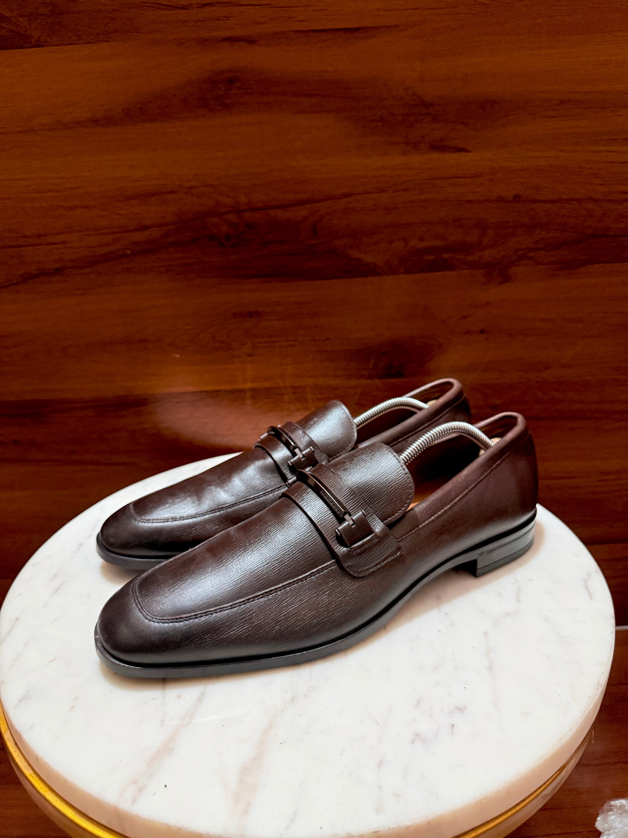BOSS Hugo Boss Grain Leather Loafers