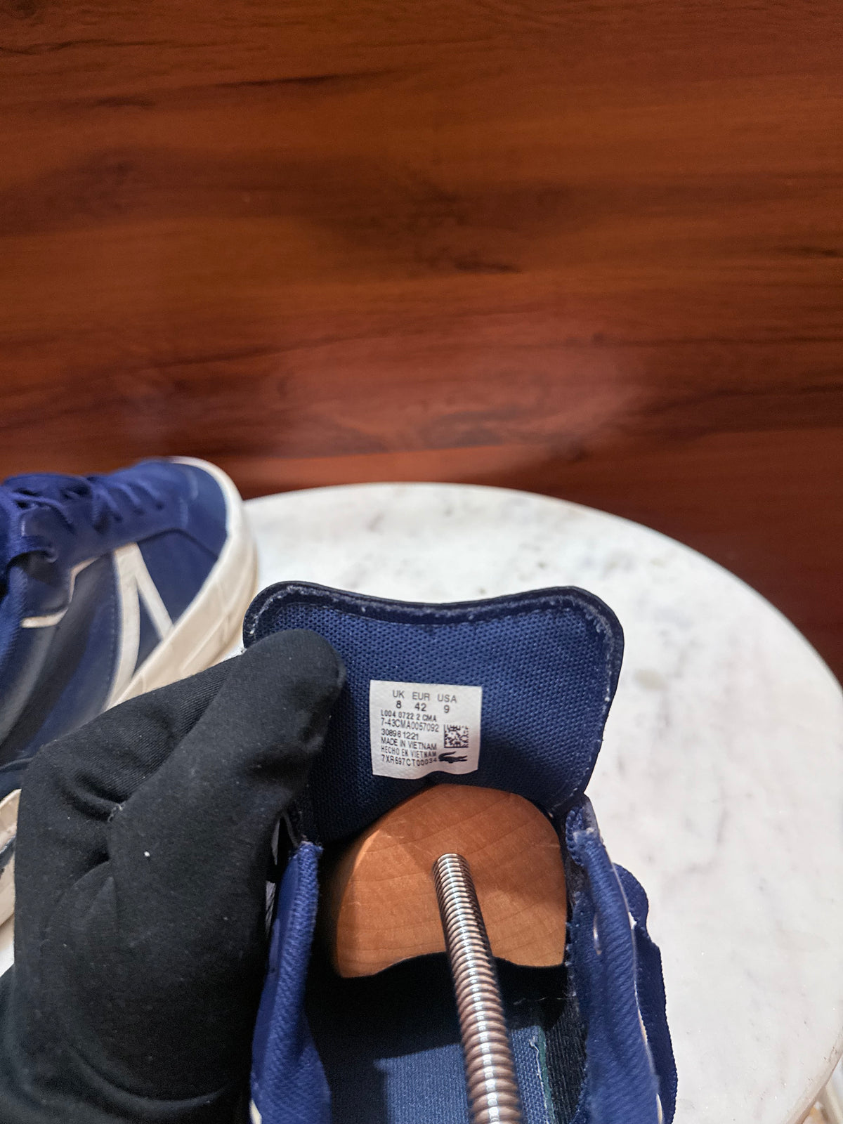 Lacoste L-Guard Leather Low-Top Sneakers