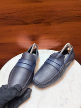 Rosso Brunello Nubuck Leather Penny Loafers