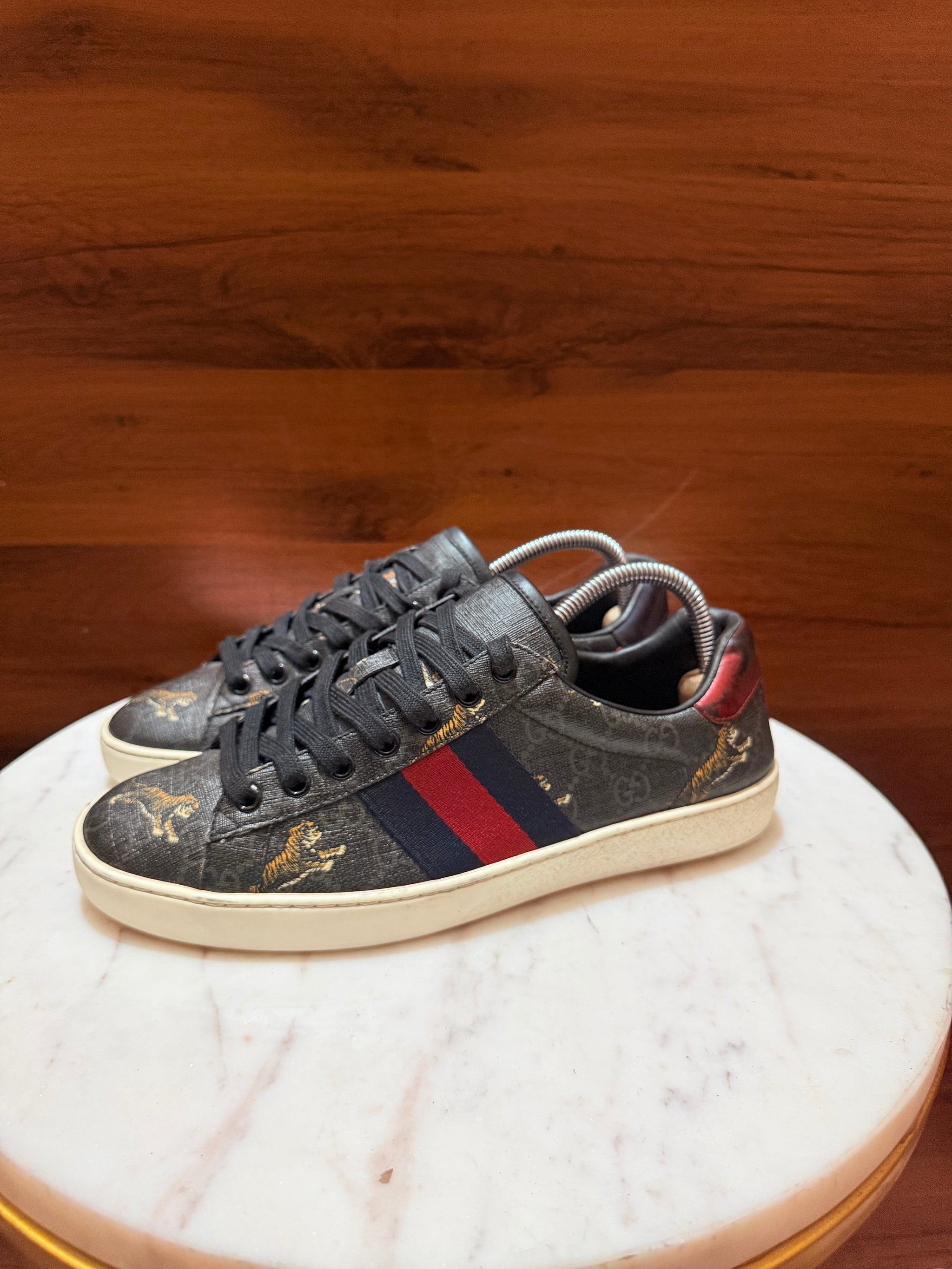 Gucci GG Supreme Bengal Tiger Ace Sneakers