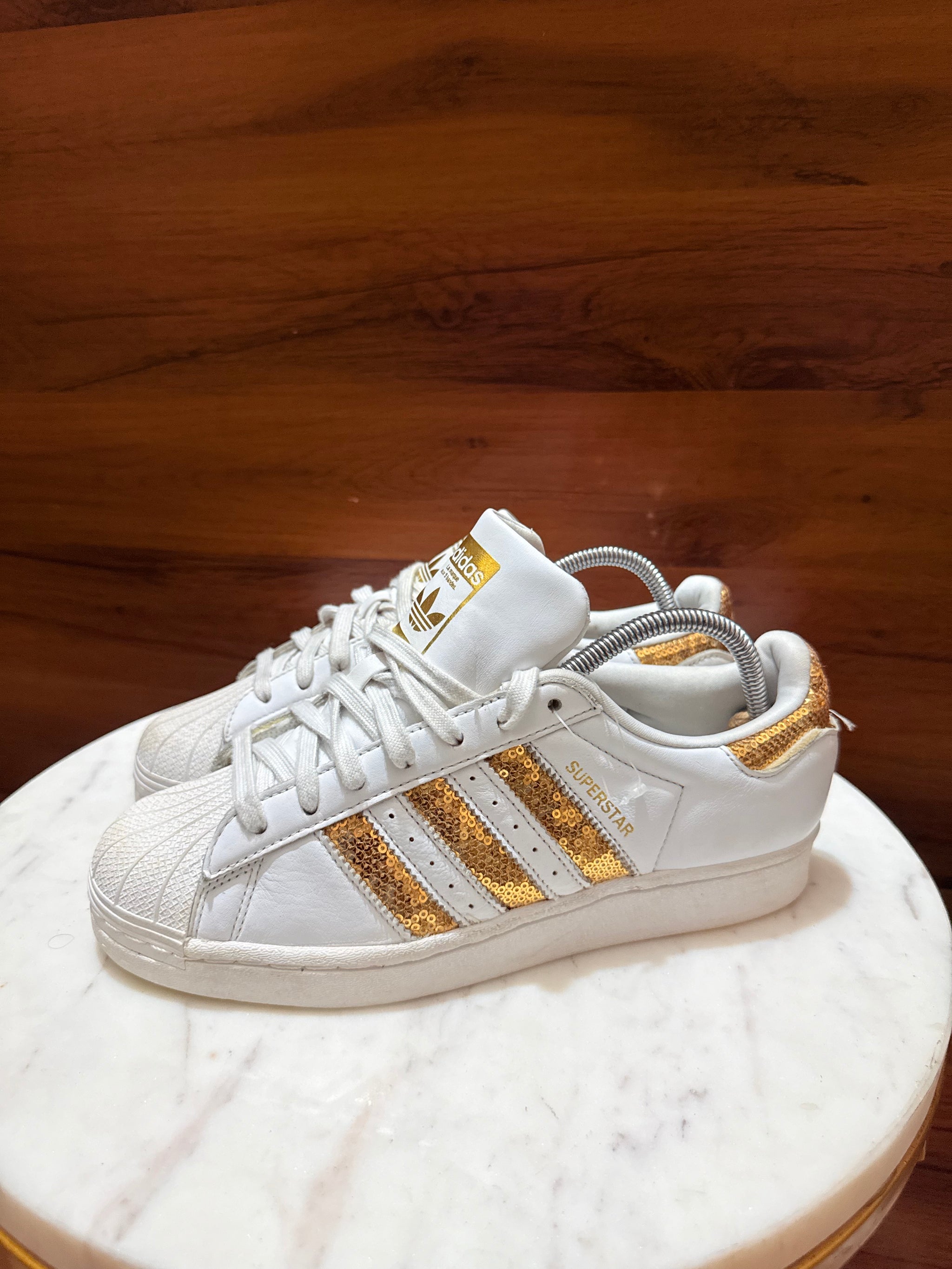 adidas Superstar Gold Sequin
