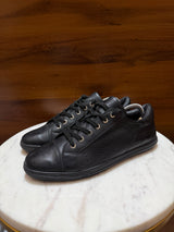 Chanel Interlocking CC Embroidered Leather Low-Top Sneakers