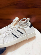 Armani Exchange Perforated Logo Low-Top Sneakers
