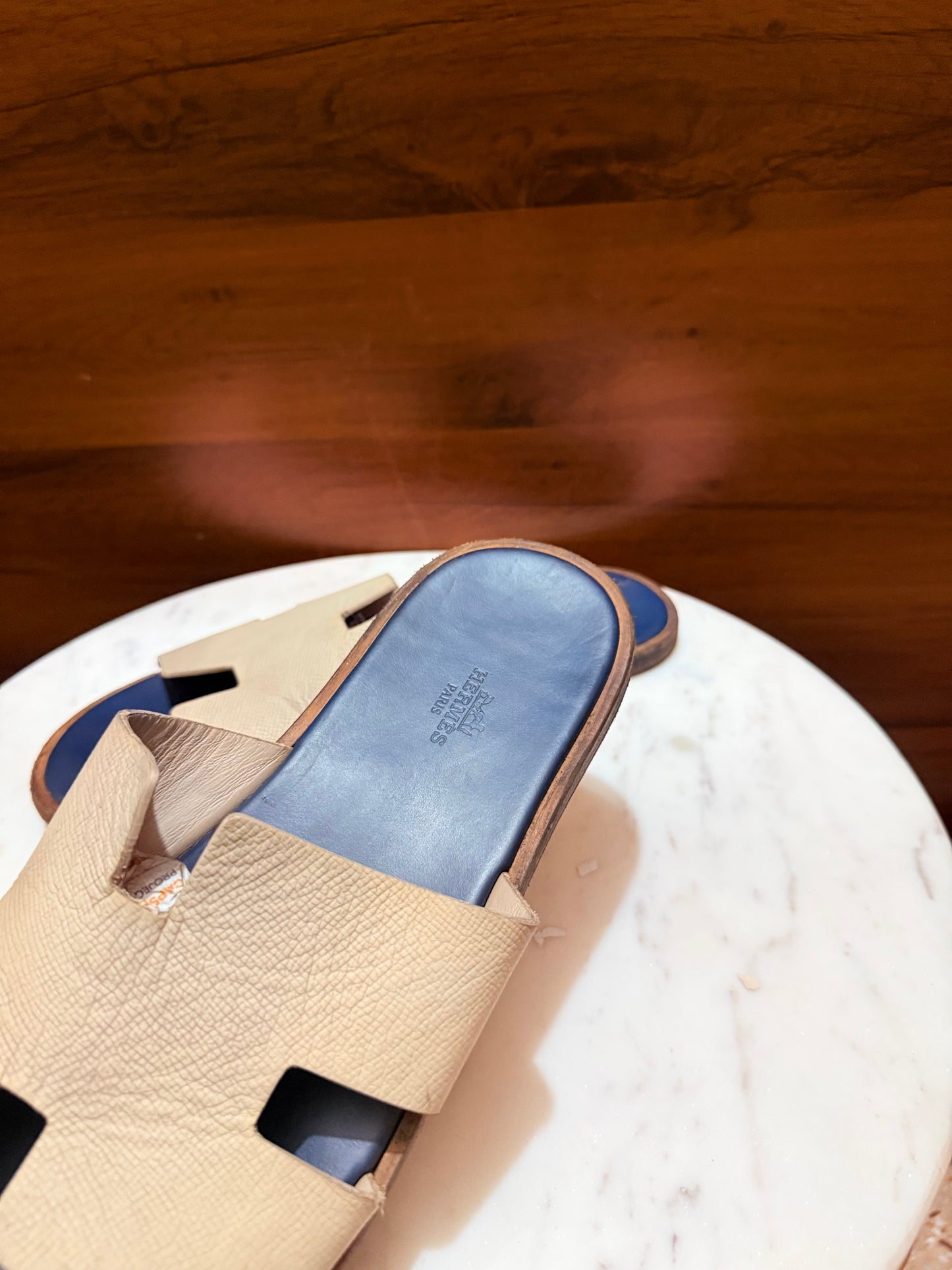 Hermès Izmir Leather Sandals