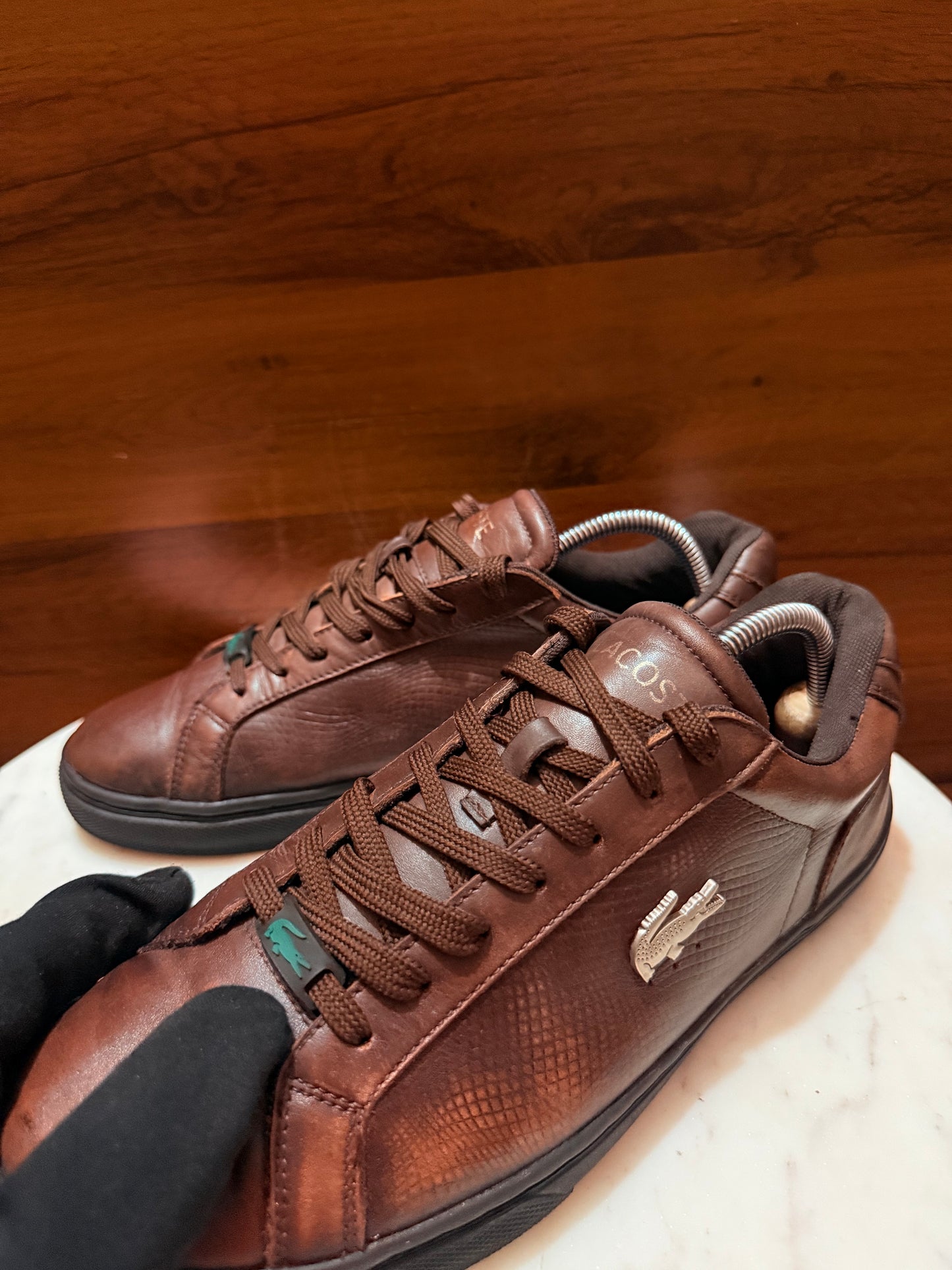 Lacoste Carnaby Evo Textured Leather