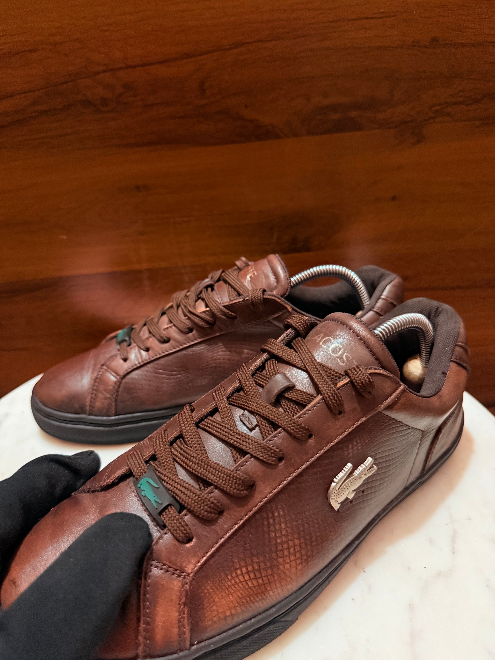 Lacoste Carnaby Evo Textured Leather