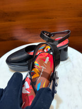 Melissa x Fioresha Melflex Ankle Strap Platform Block Heel Sandals