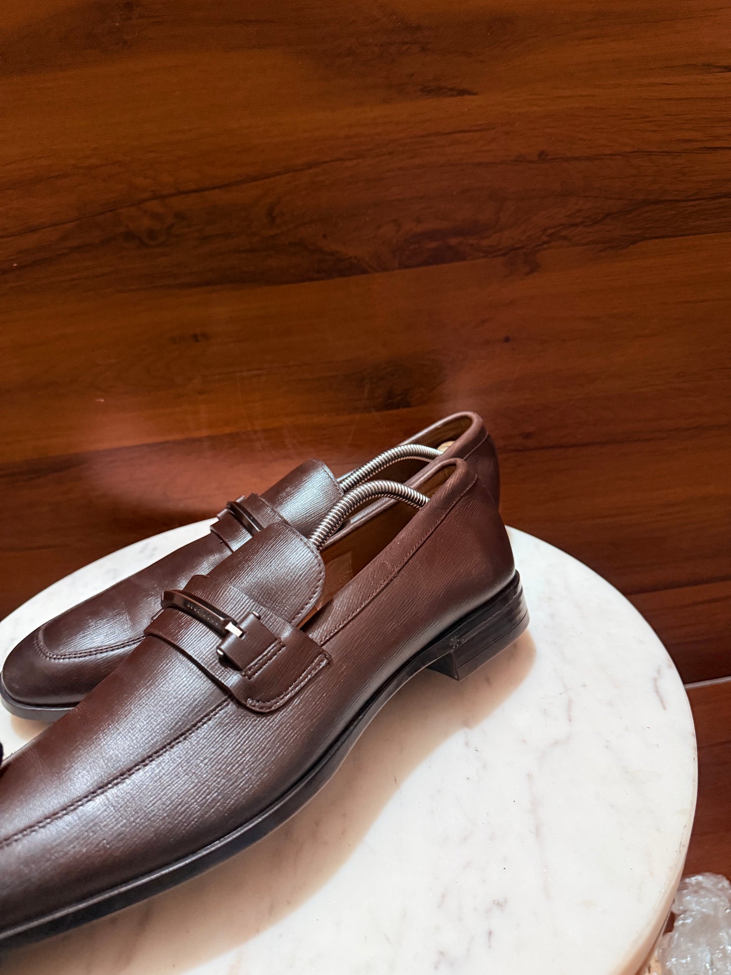 BOSS Hugo Boss Grain Leather Loafers