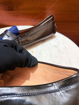 Tod's Calf Hair & Patent Leather Gommino Driving Loafers
