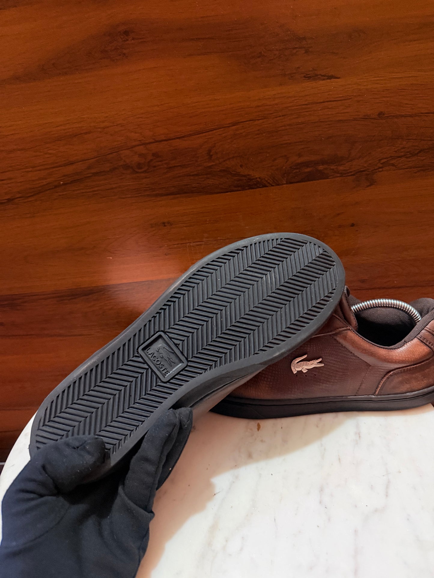 Lacoste Carnaby Evo Textured Leather