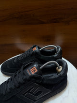 Balmain B-Court Suede & Leather Low-Top Sneakers