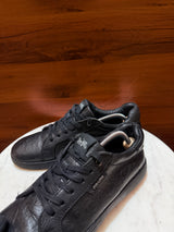 Coach Signature Monogram Embossed Leather Low-Top Sneakers