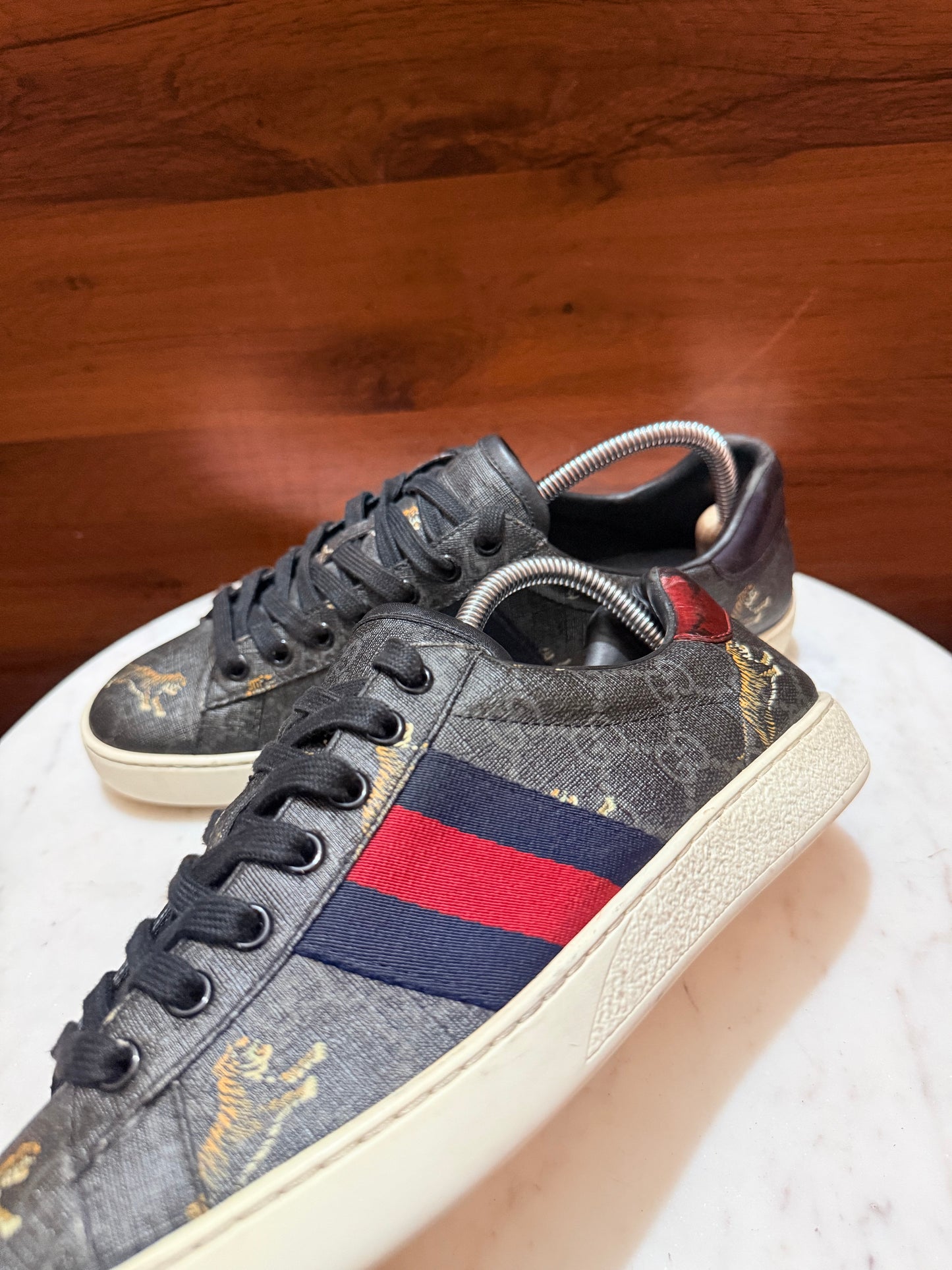 Gucci GG Supreme Bengal Tiger Ace Sneakers