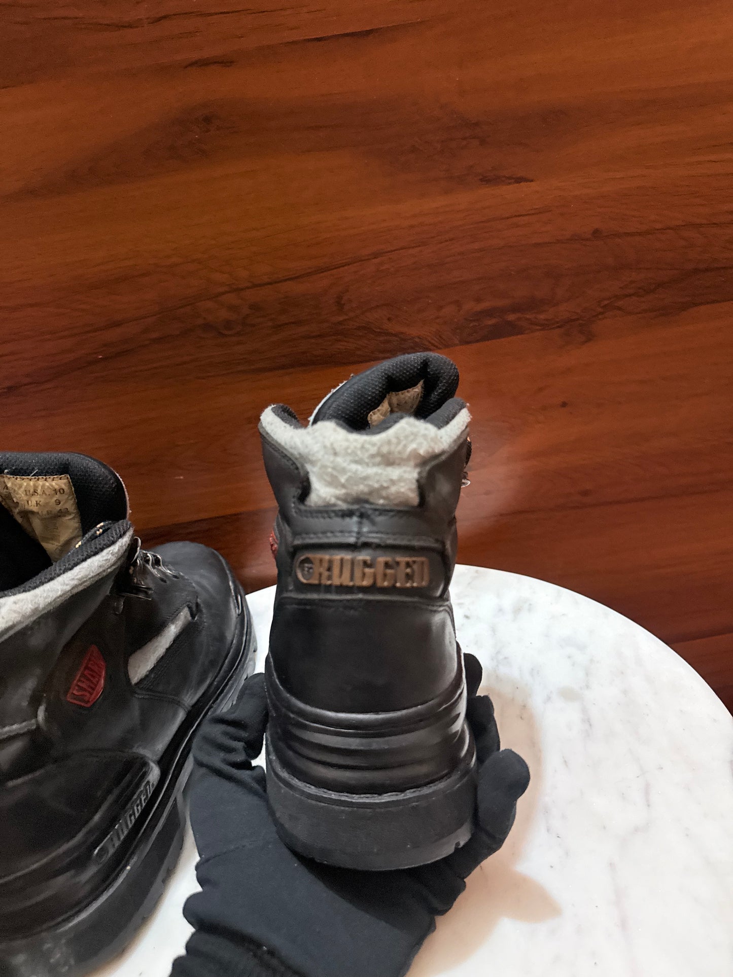 Rugged Shark Outdoor Leather Boots