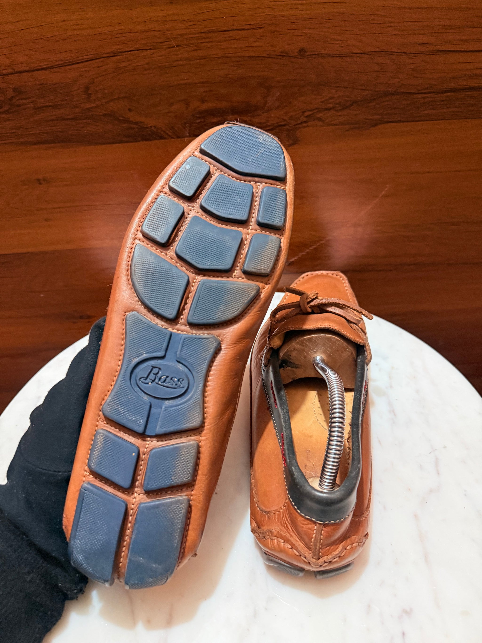 G.H. Bass & Co. Leather Camp Moc Boat Shoes