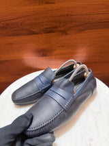 Rosso Brunello Nubuck Leather Penny Loafers