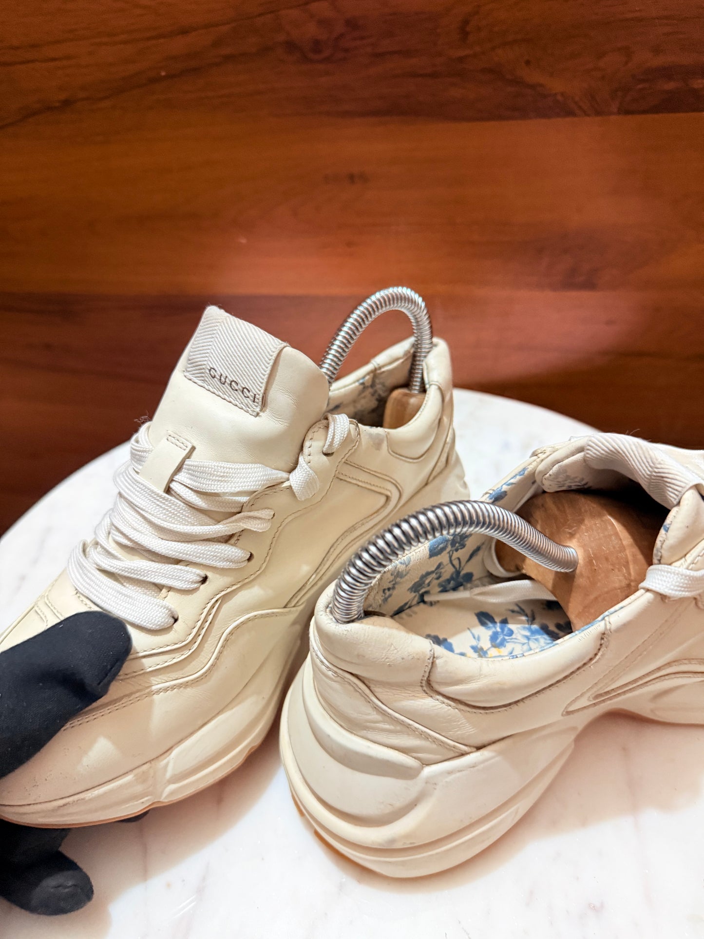 Gucci Rhyton Rainbow Glitter Logo Sneakers