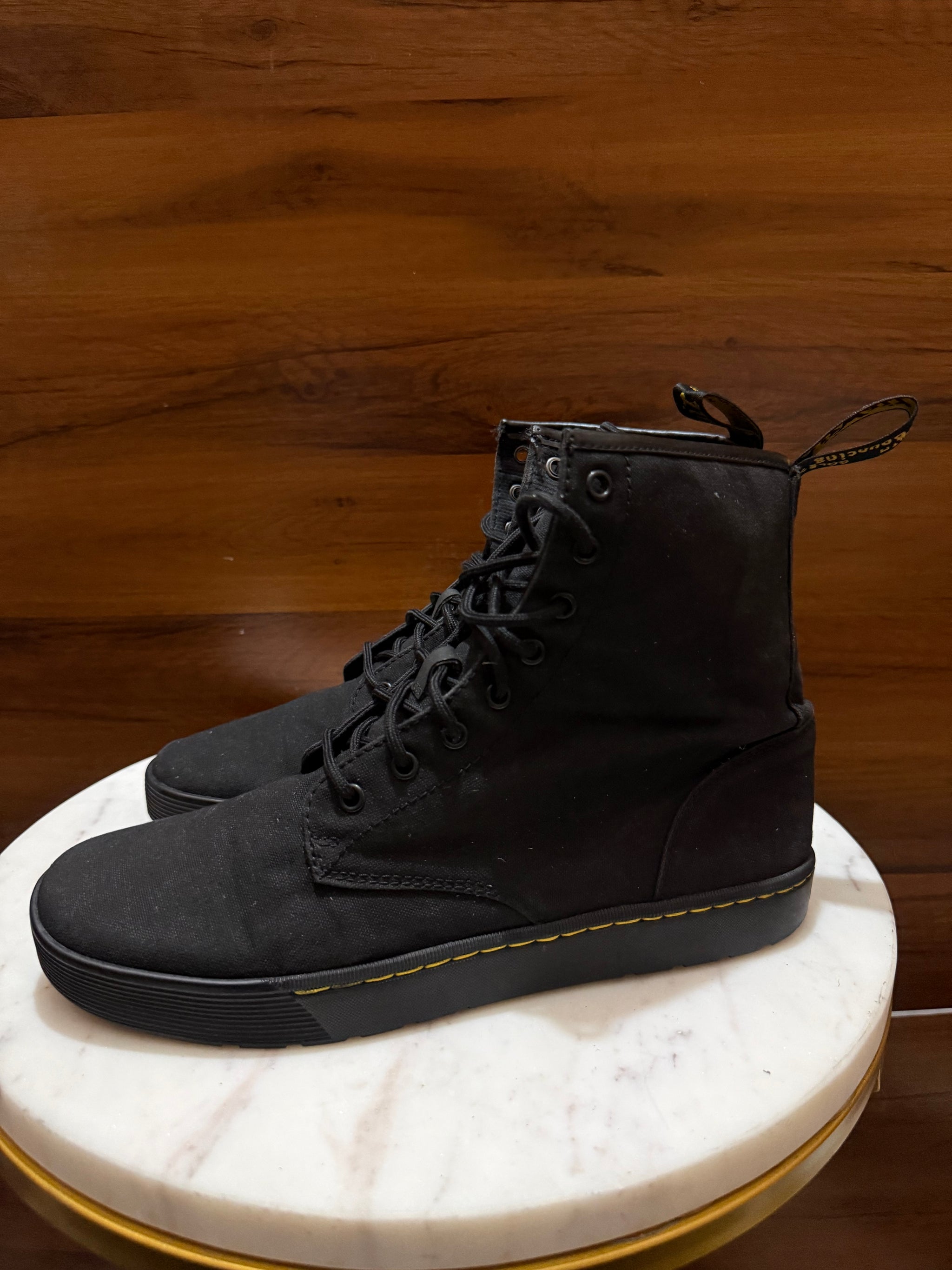 Dr. Martens Combs Canvas Lace-Up Casual Boots