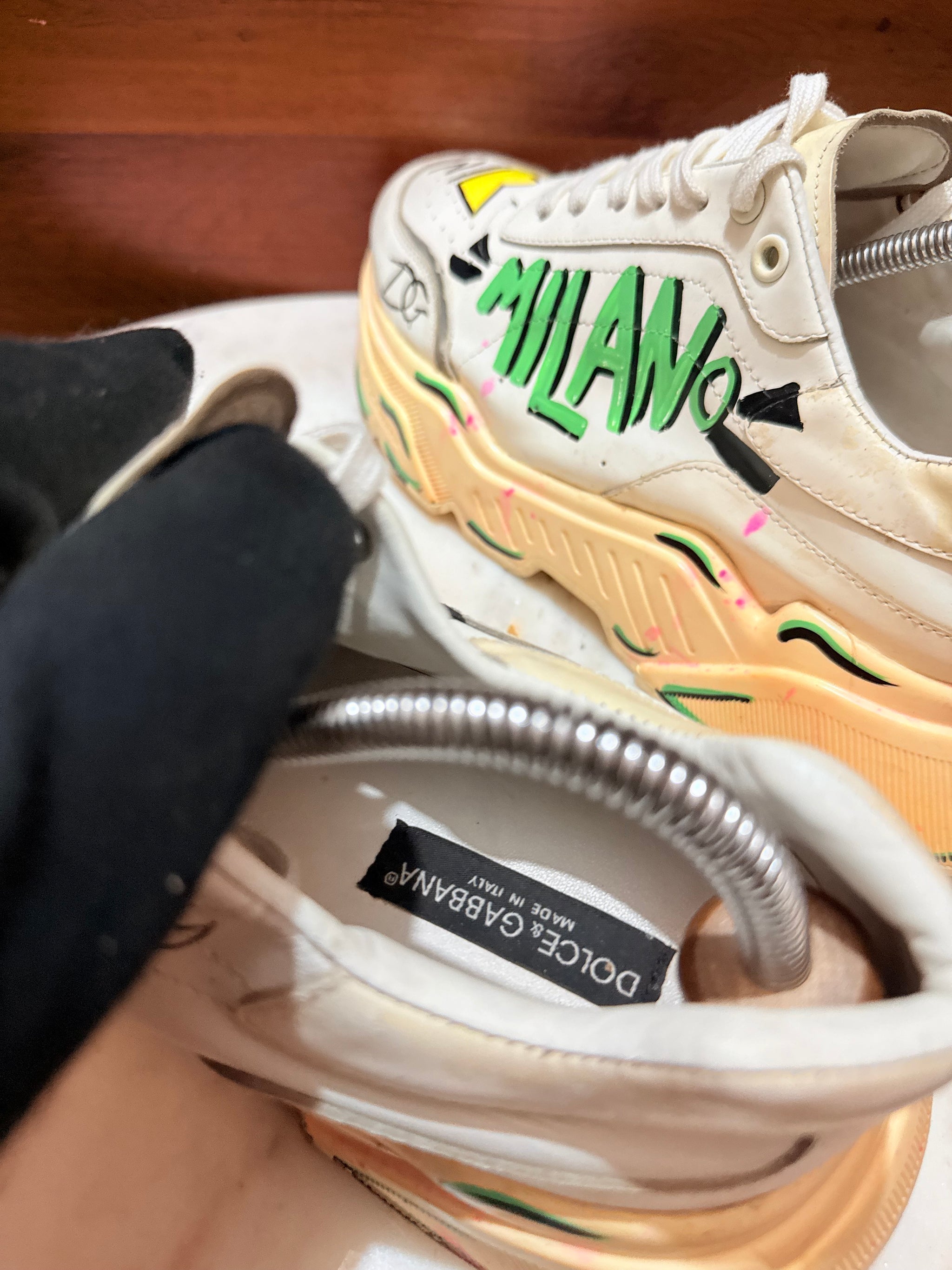 Dolce & Gabbana Graffiti Super King Sneakers
