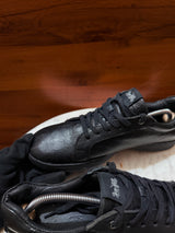 Coach Signature Monogram Embossed Leather Low-Top Sneakers